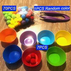 Toys Shein Set Montessori Color Sorting Toys With Tweezers For Children Early Educational Toys For Practicing Fine Motor Skills Color And Quantity RecognitionSch