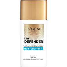 L'Oréal Paris SPF Sun Protection & Self Tan L'Oréal Paris UV Defender Moisture & Fresh Sunscreen SPF50+, Protects Skin From UVA Rays, No Residue, No