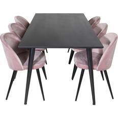 Larrinzar Black Dining Set 90x180cm