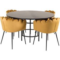 Venture Home Rundt Spisebordssæt 140 cm Rund Bordgruppe