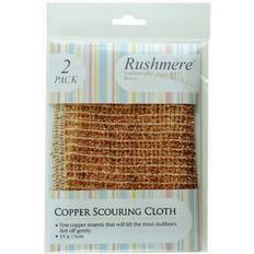 Cloths Rushmere 2 Pack Copper Scouring Cloth 15x15cm