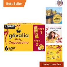 Gevalia frothy 2-step cappuccino espresso keurig k-cup pa... Count