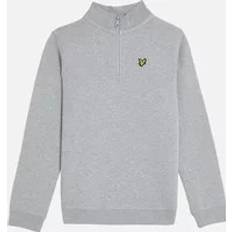 Lyle & Scott Collegepaidat Lyle & Scott Collegepaita Quarter Zip Pullover Harmaa