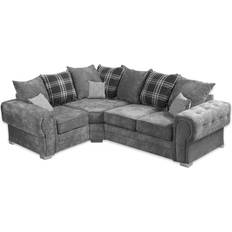 Corner Sofas Verona Scatter Grey Sofa 240cm 4 Seater