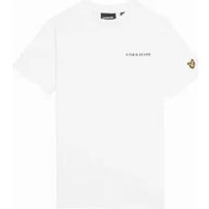 170/176 T-shirts Barnkläder Lyle & Scott T-shirt Script Embroidered T-shirt Vit