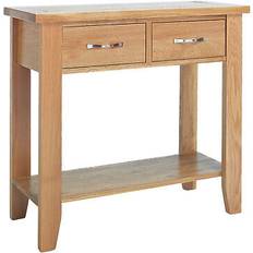 Hallowood Furniture Small oak wood hallway/telephone/ Console Table