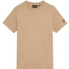 Lyle & Scott And Kids Embroidered T-Shirt Tan 15/16 y