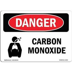 Office Supplies SignMission & Graphics, OS-DS-A-1824-L-2414 18 OSHA Danger Carbon Monoxide