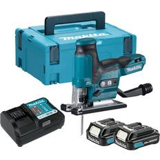 Power Saws Makita jv102dsaj-2 12v max cxt brushless jigsaw 2x2ah