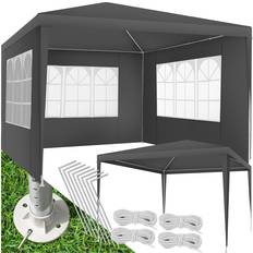 Gazebo e Accessori tectake Gazebo Baraban 3 x 3 m - Grigio