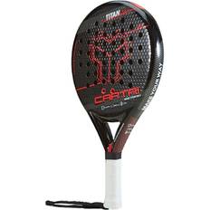 Padel Cartri Titan Black Red Unisex Schläger Padel Schwarz Rot ONESIZE