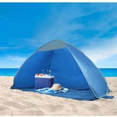 Geezy Pop-Up 2-Person Beach Tent Instant Garden & Beach Shelter