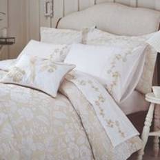 Sanderson Pyramus Duvet Cover Beige, Natural