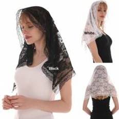 Shein Scarfs Shein Pc Solid Color Lace Printed Bridal Veil Womens Breathable Gauze Scarf Perfect For Weddings