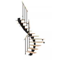 Trapper Dolle Hamburg Halvsving Sort-Classic II 240-279 cm