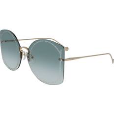 Ferragamo Salvatore SF 196SR 750 66 Guldiga Solglasögon - Kvinna