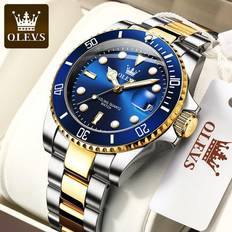 Olevs 5885 With Gift Box Luxury Green Water Ghost Waterproof