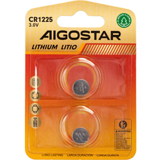 Aigostar Knapcellsbatteri CR1225 3V 2 st