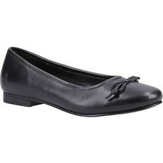 Ballerinas Hush Puppies Evie Snr School Shoe, Black, Older
