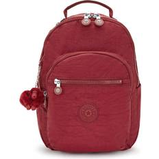 Kipling Backpacks Kipling Backpack Seoul S Funky Red Small Woman 56% Recycled Polyamide, 44% Polyamide