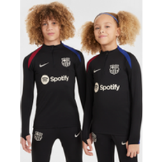 FC Barcelona Soccer Uniform Sets Nike F.C. Barcelona Older Kids' Dri-FIT Football Drill Top Black Polyester/Elastane