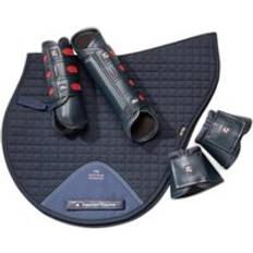 Équitation Protège-glome pour cheval Premier Equine Carbon Wrap Over Reach Bleu