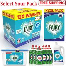 Fairy non bio washing powder laundry liquid washing up liquid