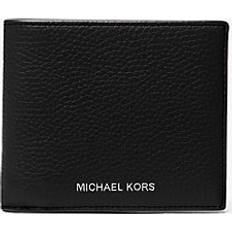 Wallets & Key Holders Michael Kors Cooper Pebbled Leather Billfold Wallet - Black ONE