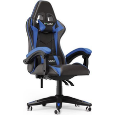 Bigzzia gaming chair Office chair Reclining High Back Leather Adjustable Swivel Rolling Ergonomic Video game chairs Racing chair computer Desk