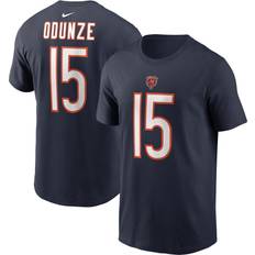 T-shirts Nike Chicago Bears Rome Odunze #15 & Number T-Shirt Navy