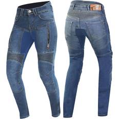 Trilobite Parado Blue Monolayer Slim Motorrad Jeans, blau, Größe Damen