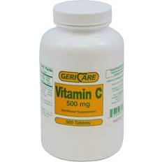 Vitamins & Supplements Geri-Care Ascorbic Acid Vitamin C Supplement 500 mg, Liquid Case