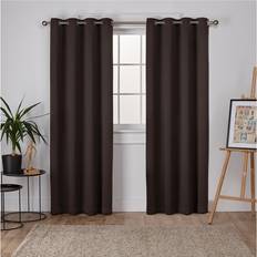 Curtains & Accessories Porch & Den Set of 2 108"x52" Sateen Twill Weave Insulated Blackout