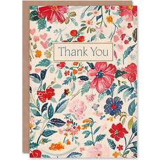 Cheap Cards & Invitations ARTERY8 Thank you card elegant watercolour spring flower pattern greeting card