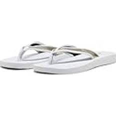 Puma Flip-Flops Puma Women Sandy Flip Metallic Shine Flip-Flops, White, 35.5