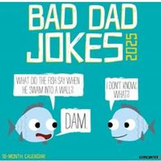 Willow Creek Press Bad Dad Jokes 2025 7 X 7 Mini Calendar