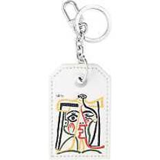 Wallets & Key Holders S T Dupont Keychain 'picasso edition' metal white