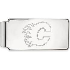 Money Clips LogoArt Sterling Silver NHL Calgary Flames Money Clip