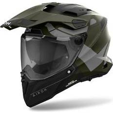 Airoh Commander Reveal Motocross Helm, grün, Größe