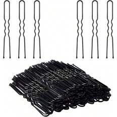 Black Hair Pins Shein pcsPack Women Black UShaped Hair Pin For Buns Hair Styling