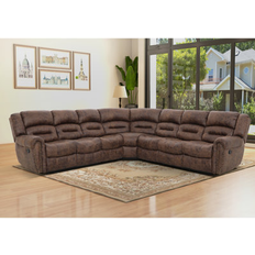 Winston Porter Mamata Brown Sofa 120" 5pcs