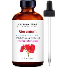 Massage & Relaxation Products Majestic Pure Geranium Essential Oil Therapeutic, 100% & Natural Rose Geranium Oil Geranium Oil for Skin, Hair Growth, Body, Massage, Aromatherapy, Diffuser, Candle & Soap Making 1 fl oz