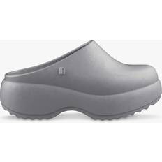 Free Clog Platform Clogs, Grey