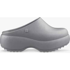 Grey - Women Clogs Melissa Free Clog Platform Clogs, Grey