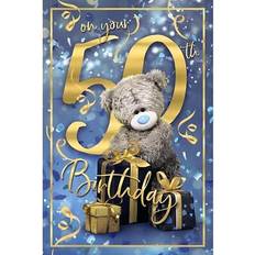 Me to You Me to you bear 3d holographic 50th birthday card