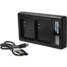 VHBW Dubbel USB-laddare kompatibel Netgear/Arlo