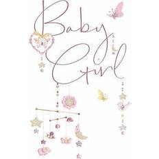 Birth of baby girl congratulation card lucy cromwell
