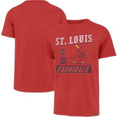 '47 T-shirts '47 '47 Brand Men's Red St. Louis Cardinals Outlast Franklin T-Shirt Red