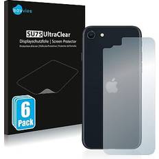 Savvies 6x screen protector for apple iphone se 3 2022 back protective film protection