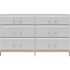 Gold Chest of Drawers Mr.Kate Effie 6 Chest of Drawer